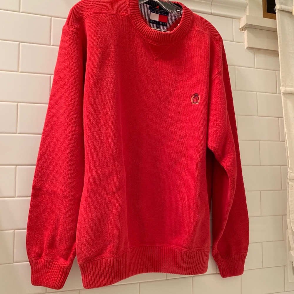 Red Tommy Hilfiger Sweater